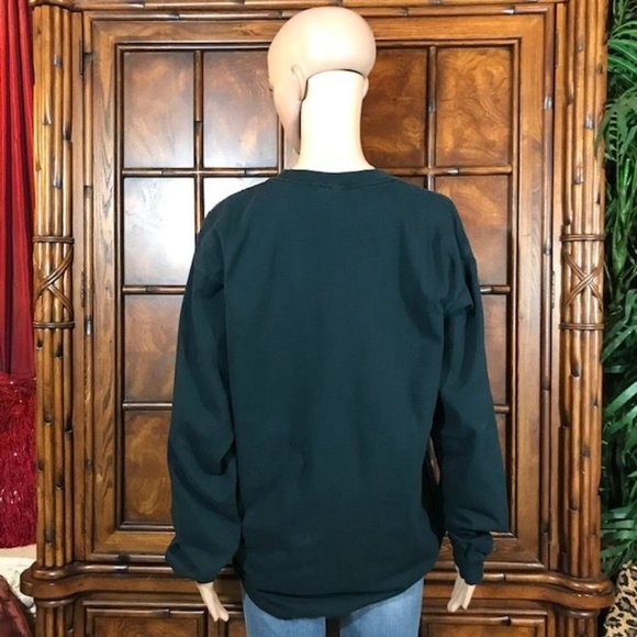 NWOT 'RECOGNIZE THIS' Black Long Sleeve Preshrunk 100% Cotton Tee - Picture 4 of 9